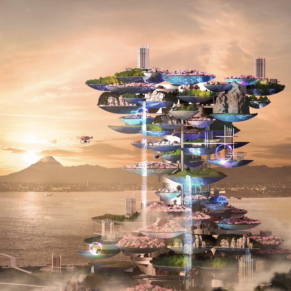 【2023年2月】東京湾に浮かぶバーチャル未来都市「SPACE∞TOKYO」にウェルビーイングTOKYOKのVRショールム参加